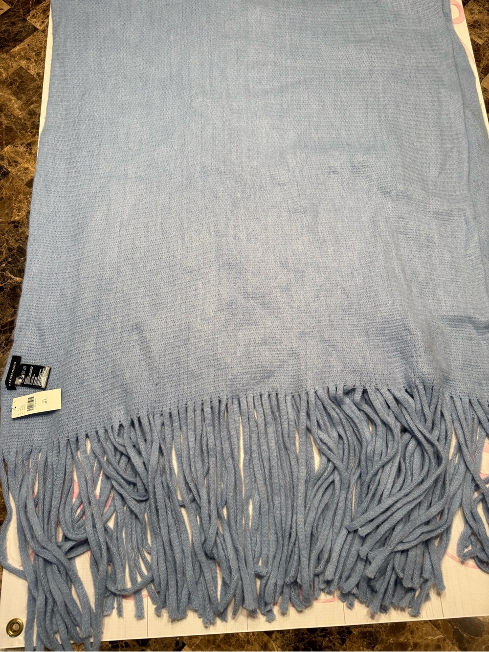 Anthropologie NWT Fringed Wrap Scarf